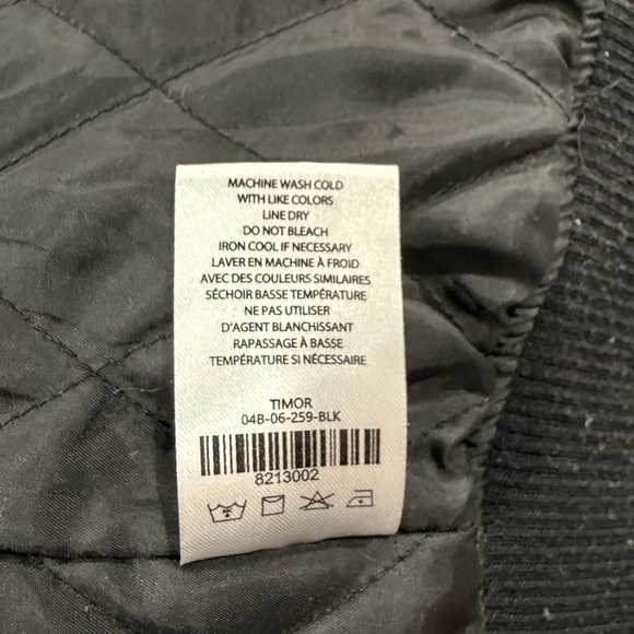 2/$25 Five Four Charcoal Autumn Bomber Jacket with Snap Pockets - Picture 10 of 10